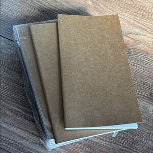 Kraft Softcover Notebook Set — fits for travelers' note set of 5